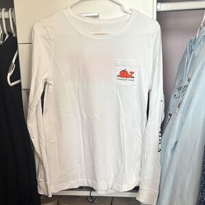 Vineyard Vines Halloween White Long Sleeve Tee